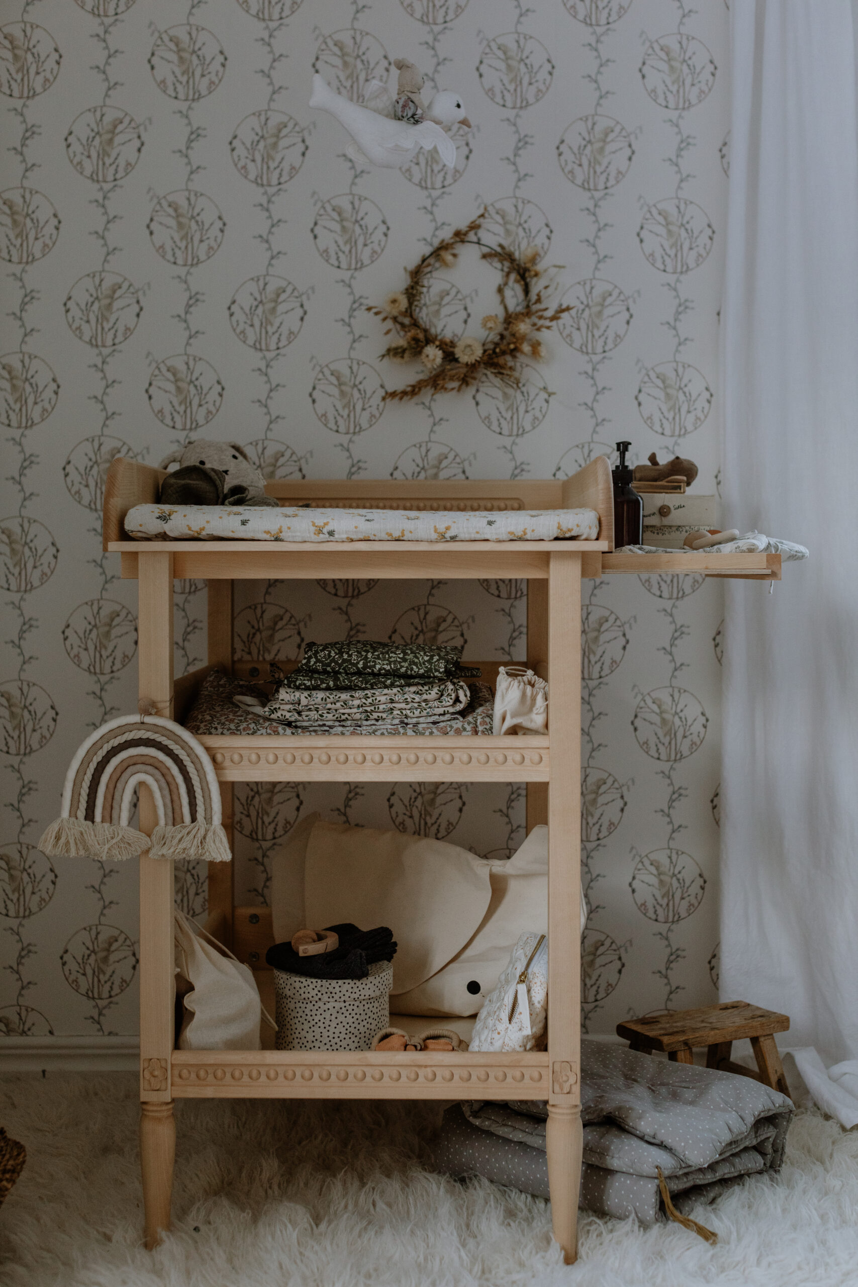 Table à langer en bois Massif Gustavienne Natural GUSTAVIENNE lifestyle