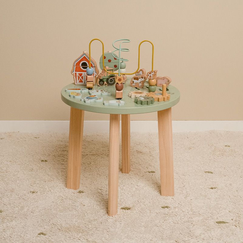 Table d'activités en bois FSC Little Farm Little Dutch lifestyle 1