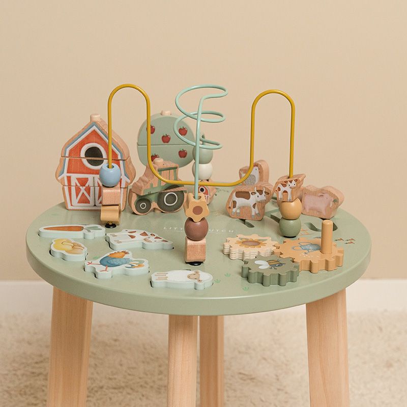 Table d'activités en bois FSC Little Farm Little Dutch lifestyle 4