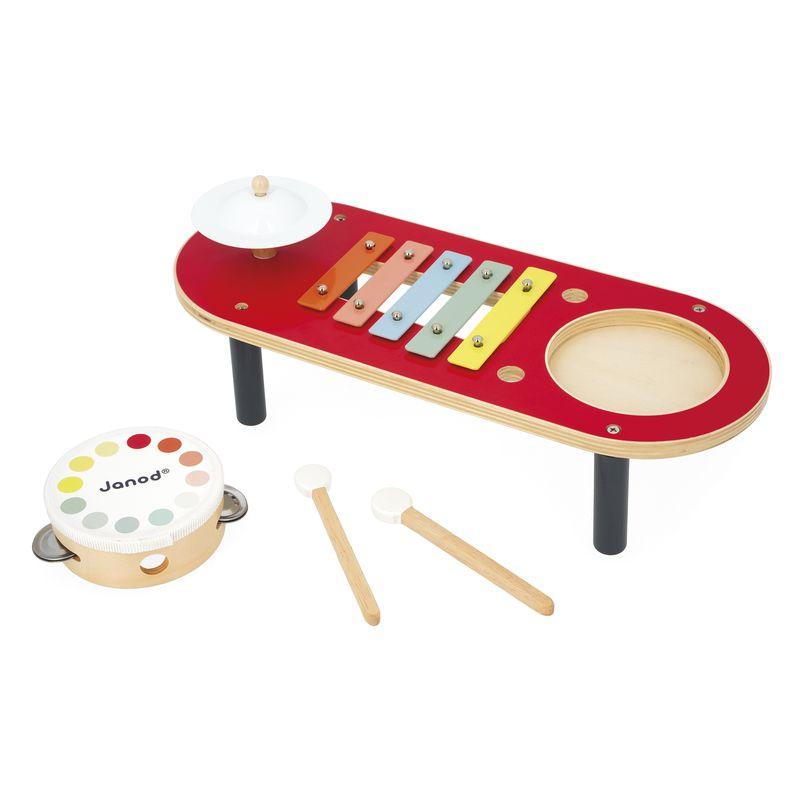 Table d'Activités Musicales Confetti JANOD éléments amovibles