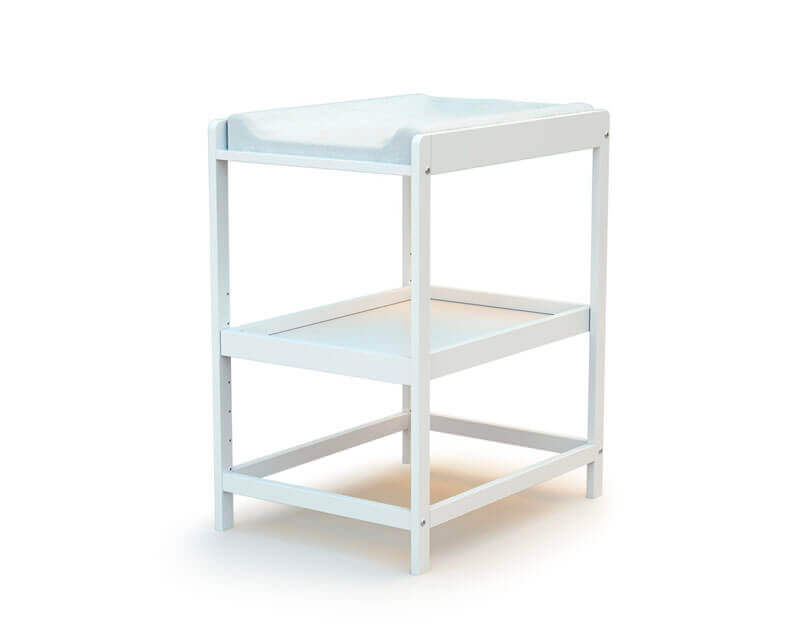Table à langer Confort blanc matelas