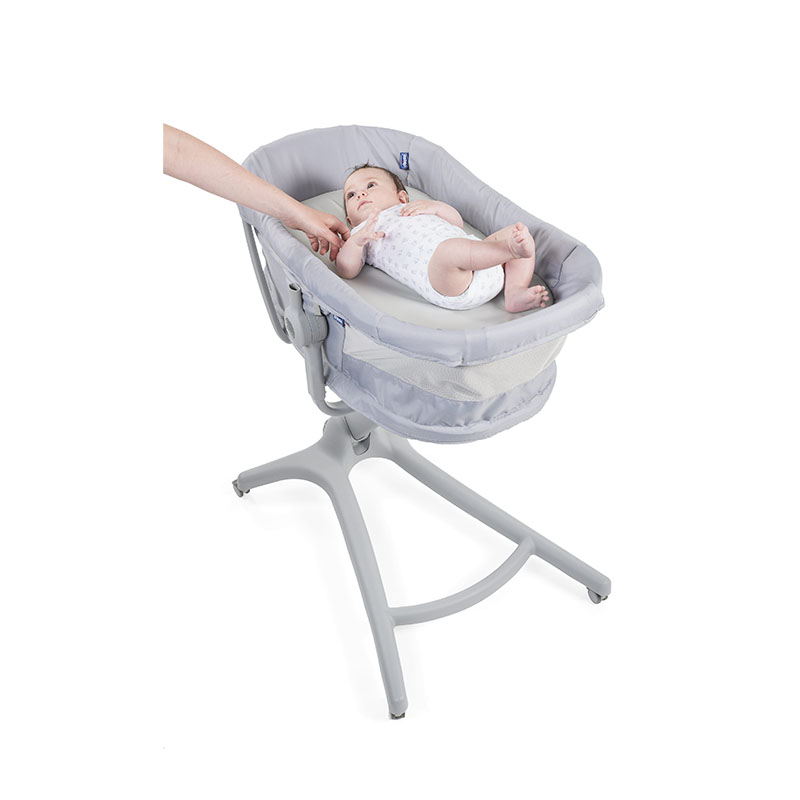 Table à langer pour Berceau/Transat Baby Hug Évolutif 4in1 Gris Chicco ambiance