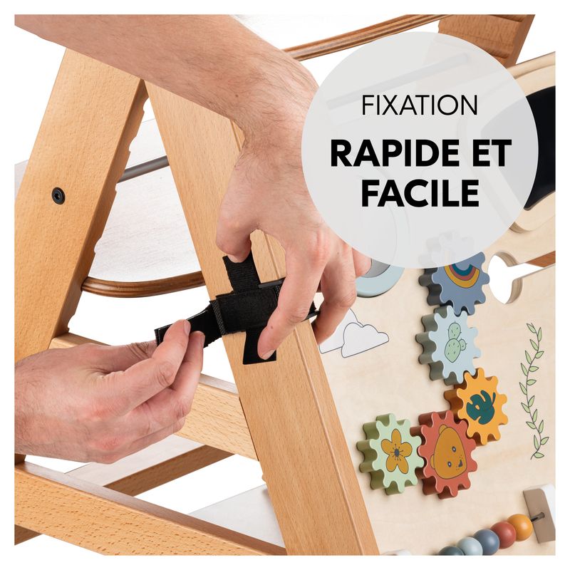 Tableau d'activité pour chaises hautes Hauck fixation