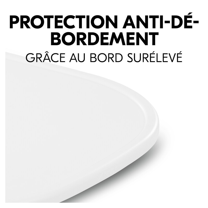 Tablette chaise haute Arketa White Hauck anti debordement