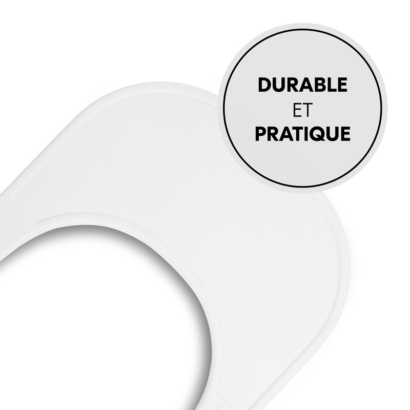 Tablette chaise haute Arketa White Hauck pratique