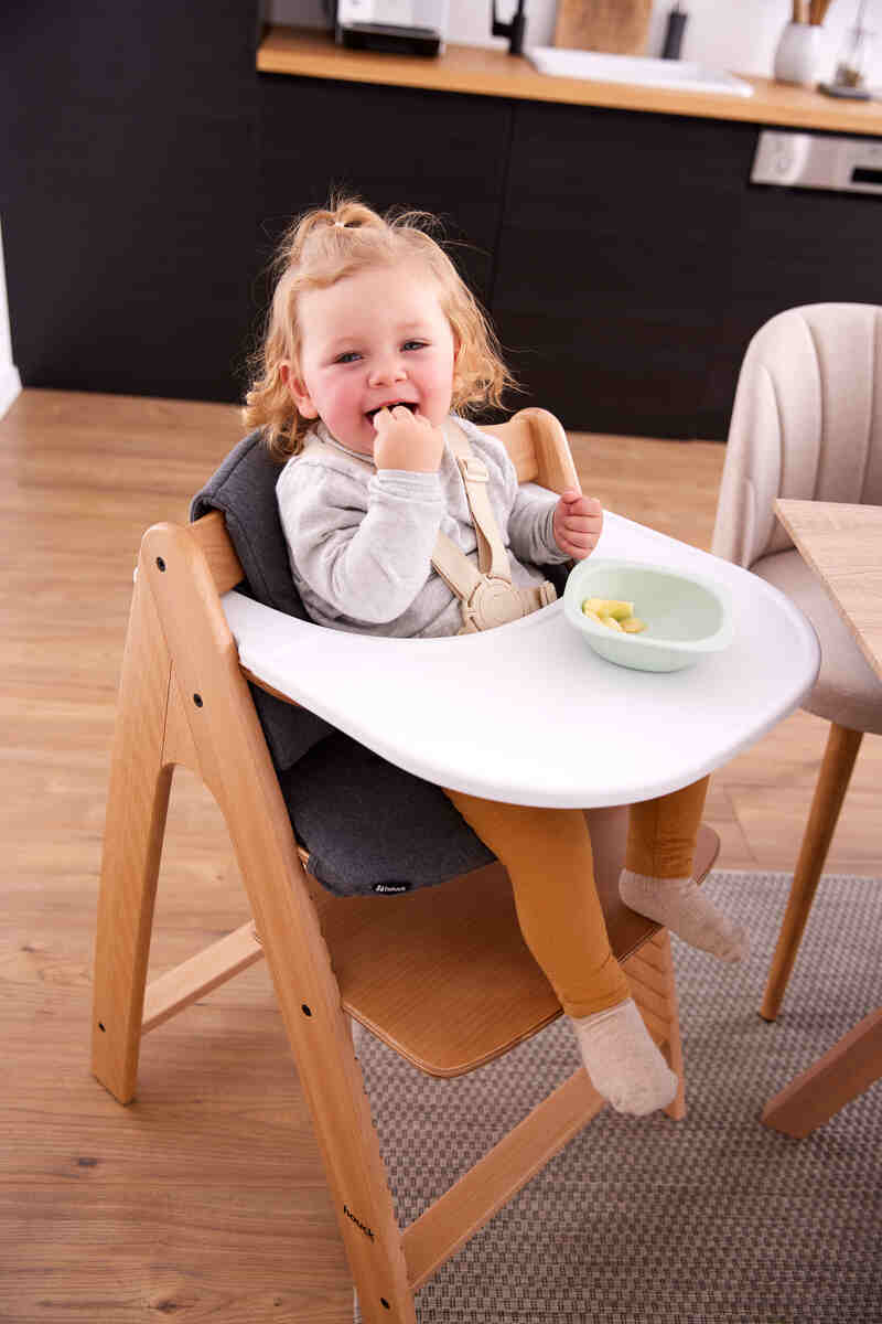 Tablette chaise haute Arketa White Hauck lifestyle
