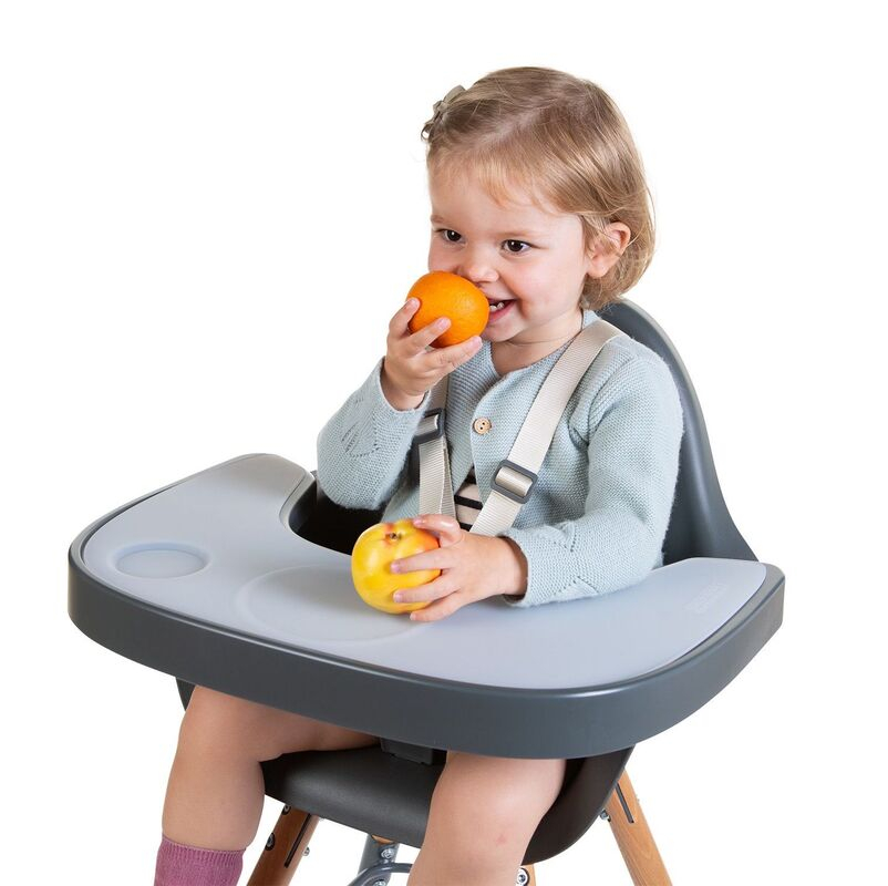 Tablette pour chaise haute Evolu avec napperon Childhome Repas