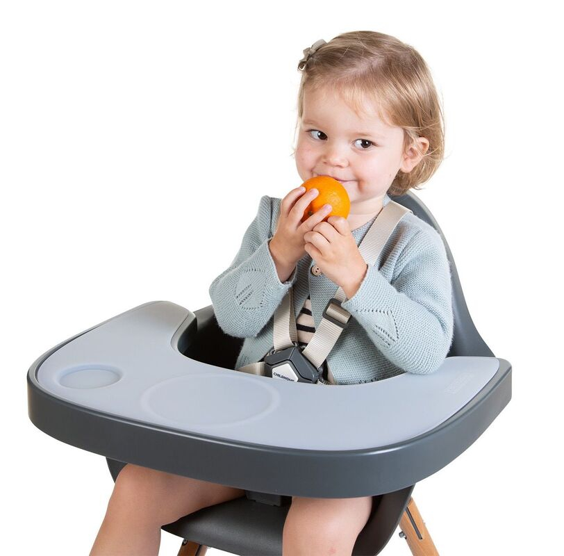 Tablette pour chaise haute Evolu avec napperon Childhome Ambiance