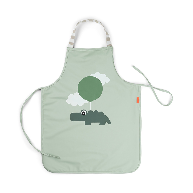 Tablier imperméable pour enfants Happy clouds Vert Done By Deer produit
