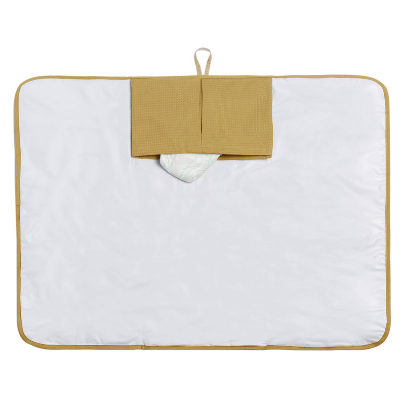 Tapis à langer Mozart Opera Camel Nobodinoz ouvert 