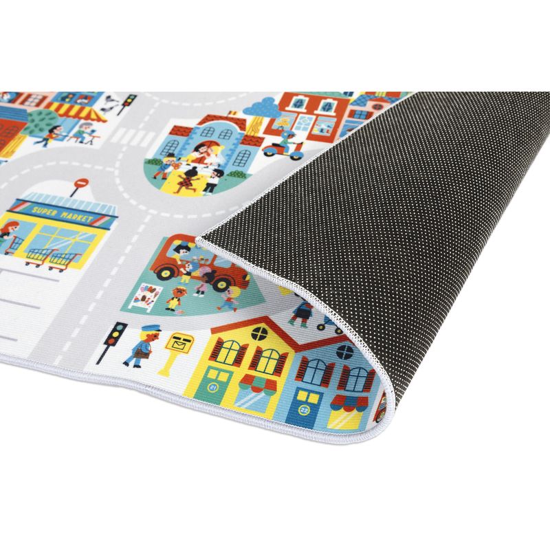 Tapis de jeu Ville Cross Roads Janod dessous tapis