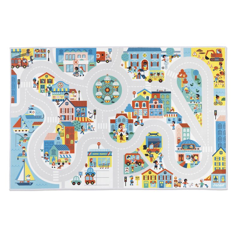 Tapis de jeu Ville Cross Roads Janod produit