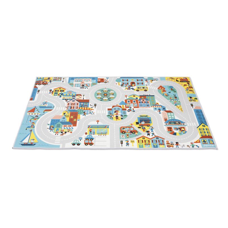 Tapis de jeu Ville Cross Roads Janod tapis seul 