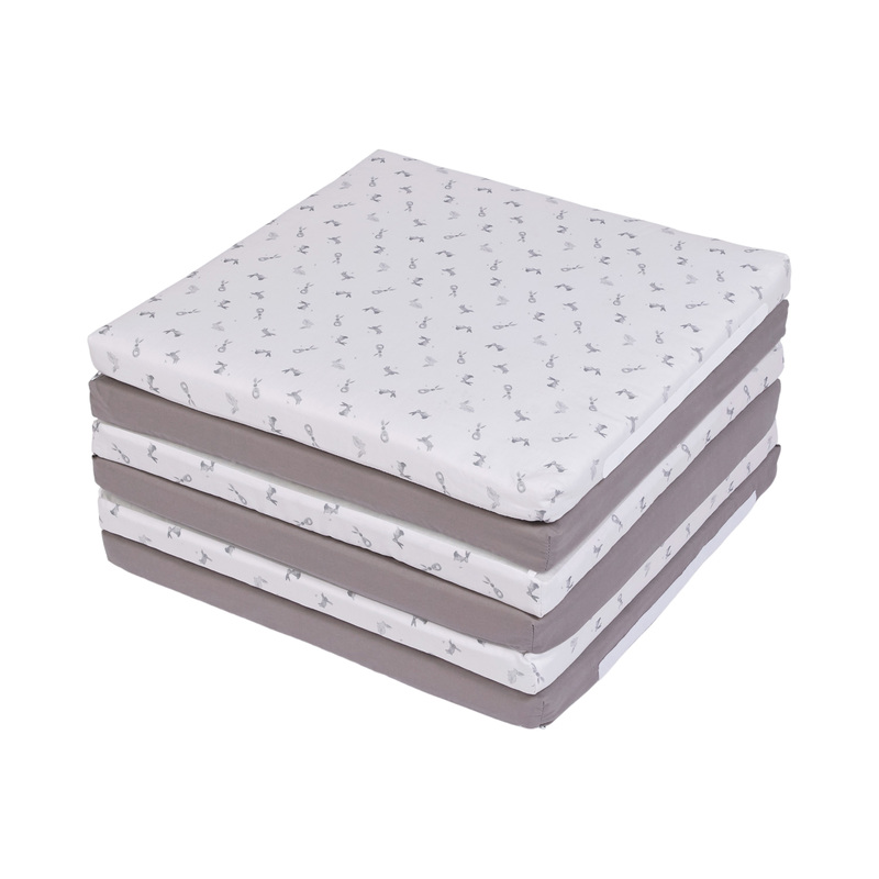 Tapis de motricité XL Lapins CANDIDE plie