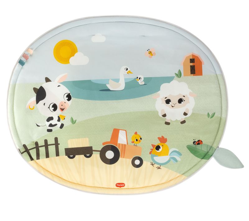 Tapis d'éveil Gymini Farmers Tiny Love vue du dessus