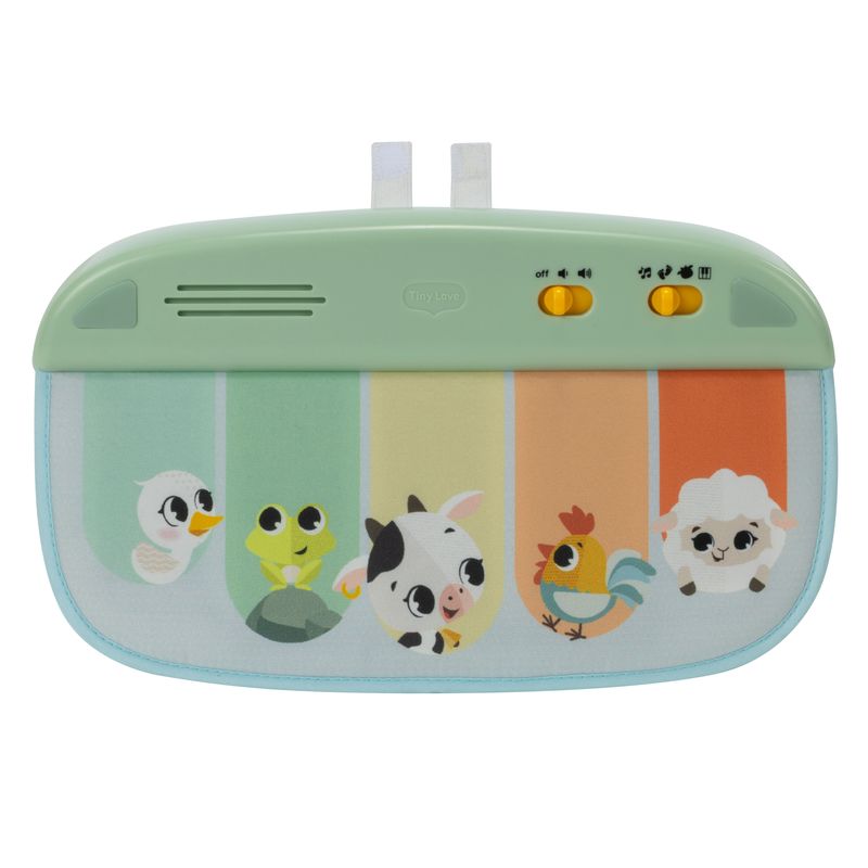 Tapis d'éveil Gymini Farmers Tiny Love zoom sur piano