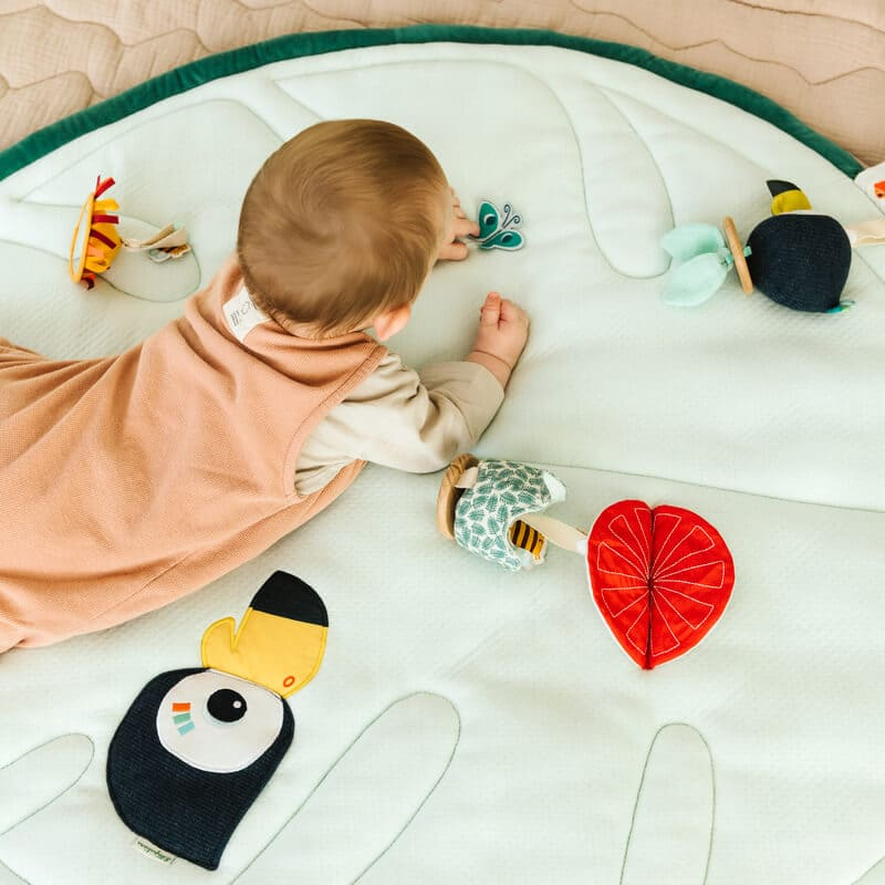 Tapis d’éveil avec arches Jungle Lilliputiens Ventre