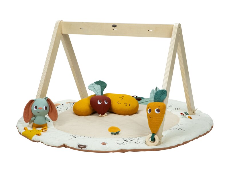 Tapis d'éveil avec arche en bois Luxe Gymini - Garden of Adventures Tiny love arche nue
