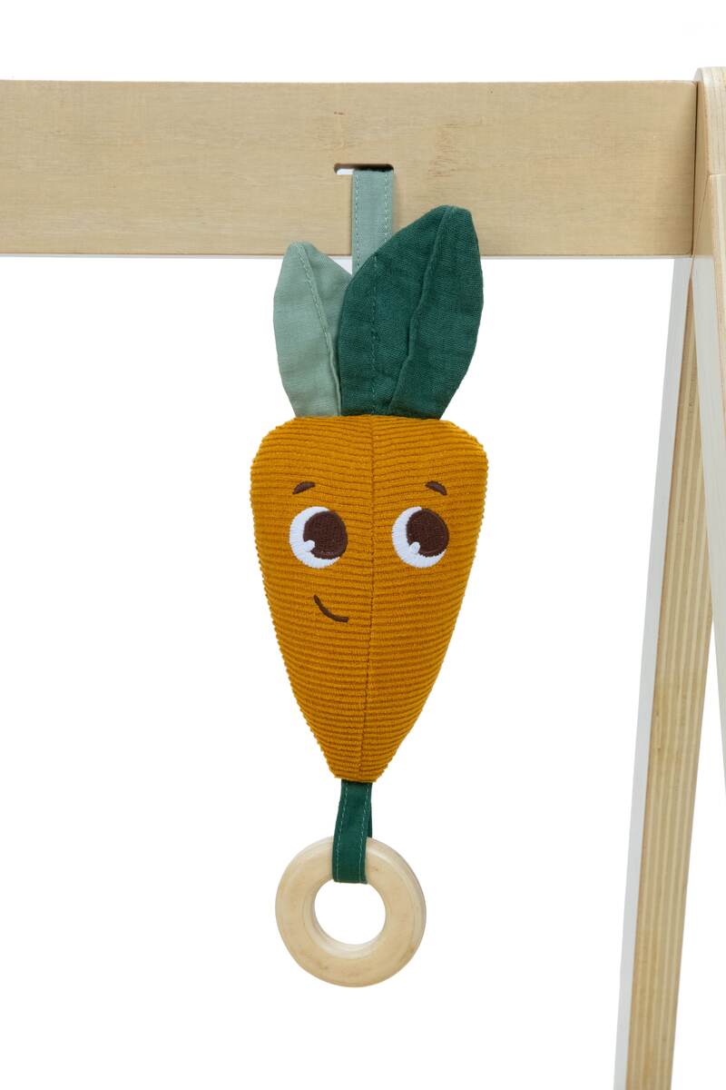 Tapis d'éveil avec arche en bois Luxe Gymini - Garden of Adventures Tiny love carotte