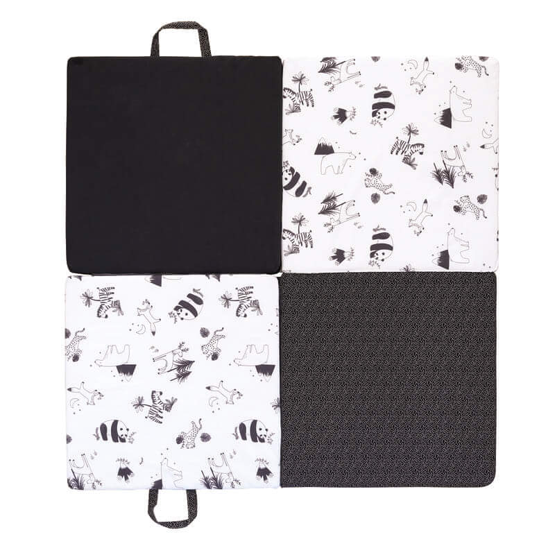 ‌Tapis de motricité Black & White experience Candide Détail
