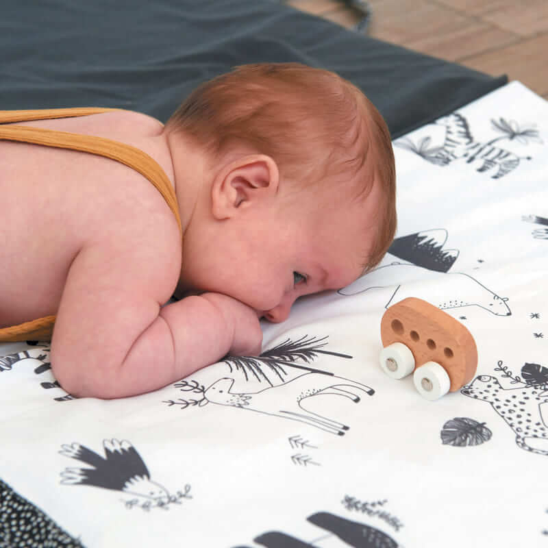 ‌‌Tapis de motricité Black & White experience XL Candide bébé