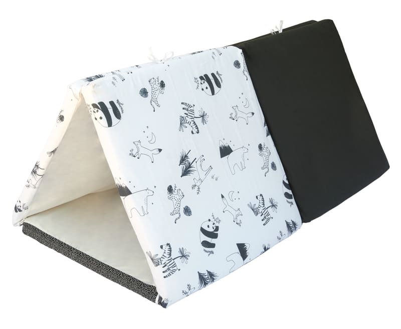 ‌‌Tapis de motricité Black & White experience XL Candide Tunnel
