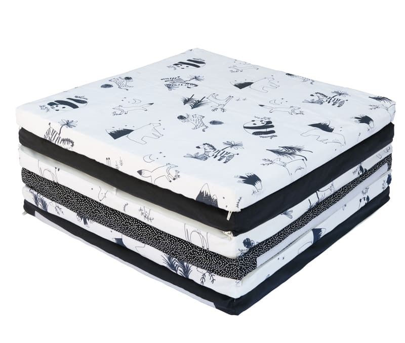 ‌‌Tapis de motricité Black & White experience XL Candide Plié