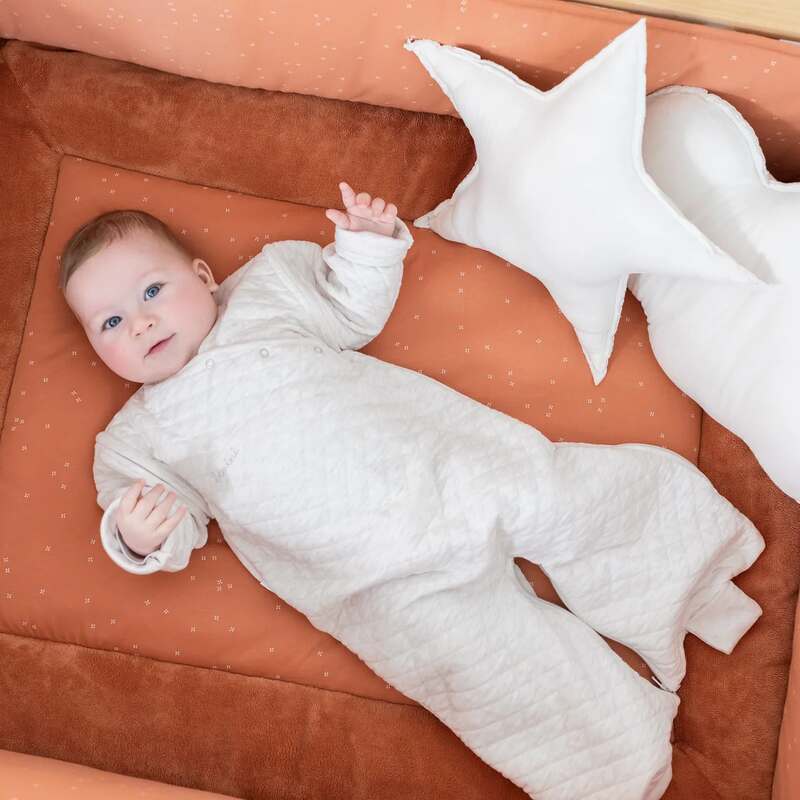 Tapis de parc jersey 75/95 cm Imprimé Caramel Bemini lifestyle
