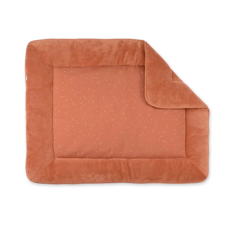 Tapis de parc jersey 75/95 cm Imprimé Caramel Bemini produit face