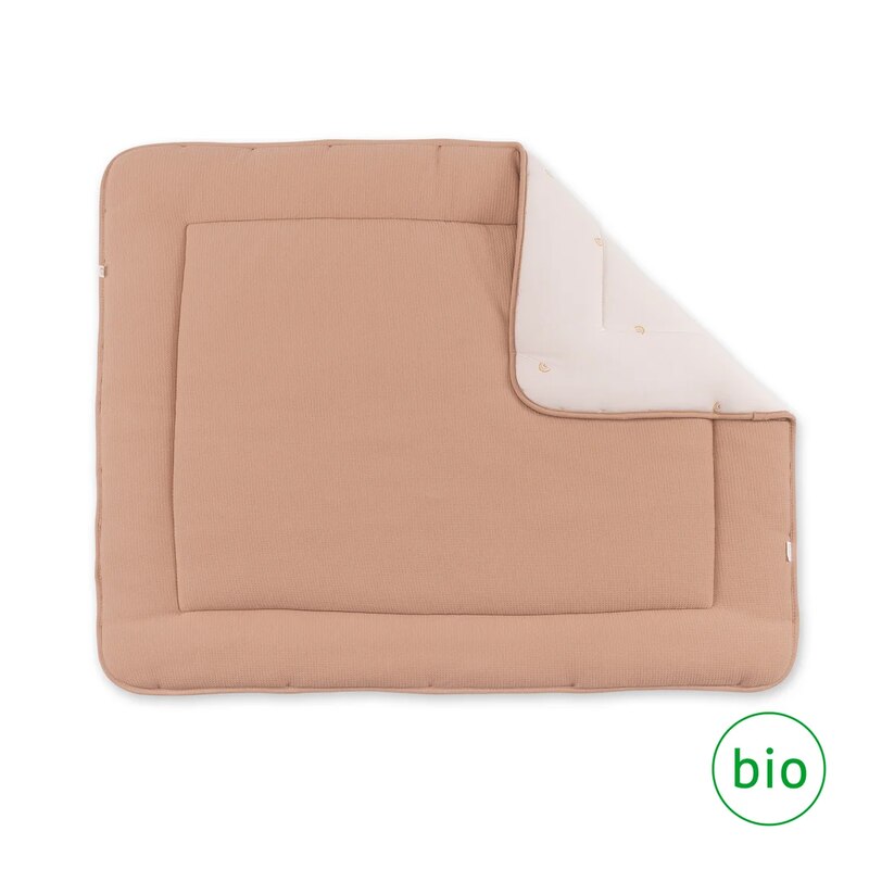 Tapis de parc wafle 75/95 cm Natural Bemini produit face