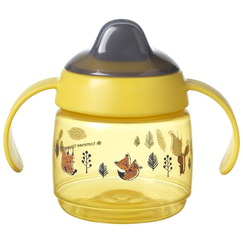 Tasse 1er âge 190ml 4m+ Jaune Tomme Tippee produit face