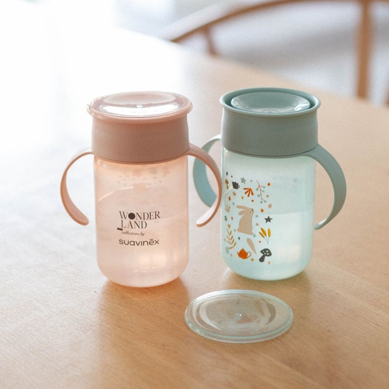 Tasse 360° +12m 340 ml Wonderland Suavinex 2 coloris