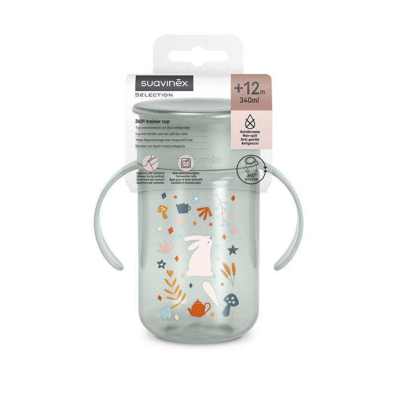 Tasse 360° +12m 340 ml Wonderland Suavinex packaging