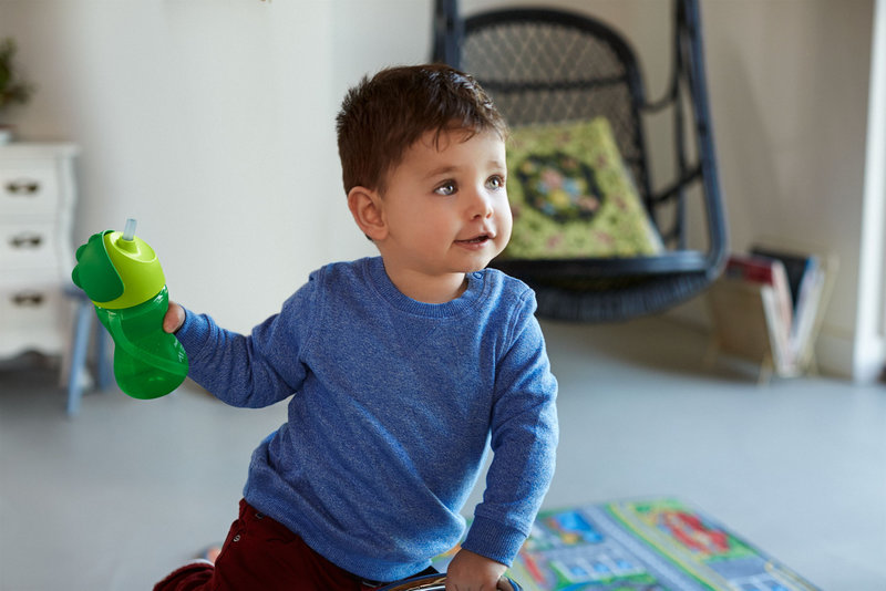 Tasse à paille flexible vert Philips Avent lifestyle