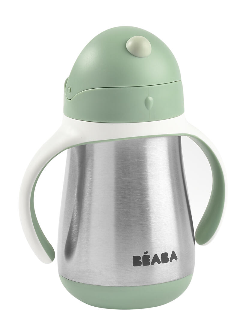 Tasse d'apprentissage avec paille inox 250 ml  Béaba