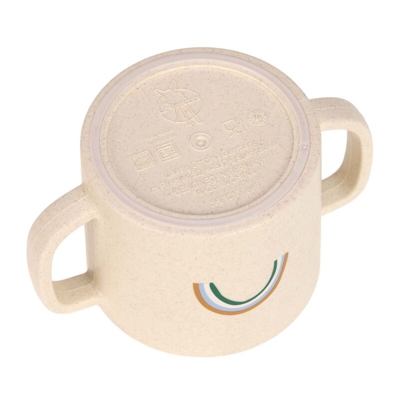 Tasse d´apprentissage PP/Cellulose Happy Rascals Lassig motif dessous