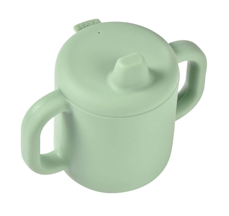 Tasse d'apprentissage silicone Béaba bec