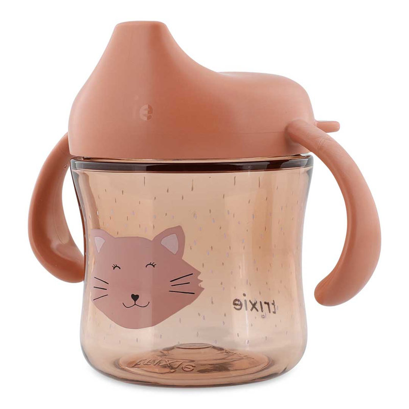 Tasse d'apprentissage avec poignées Mrs. Cat Trixie côté