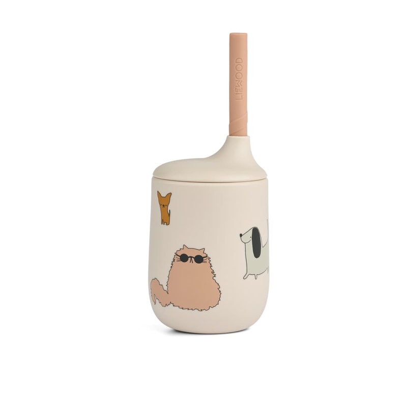Tasse d'apprentissage Ellis Cats and Dogs / Sandy LIEWOOD face