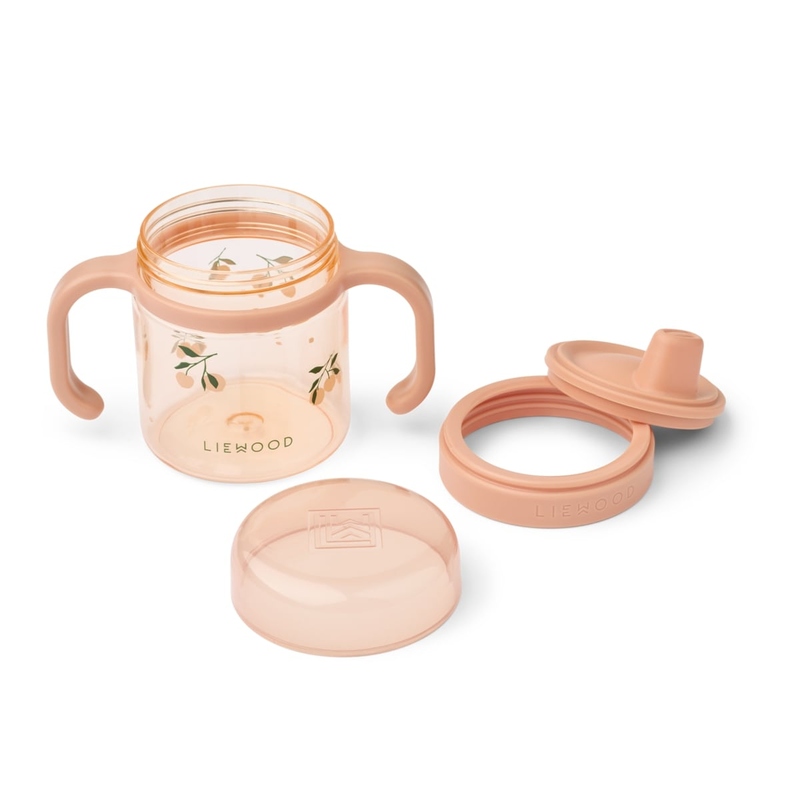 Tasse d'apprentissage en tritan Kylo 280ml Peach / Sea shell Liewood demonter