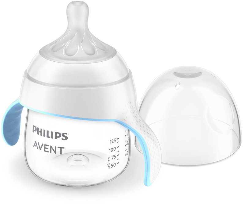 Tasse d’apprentissage natural response Phillips Avent bouchon à côté
