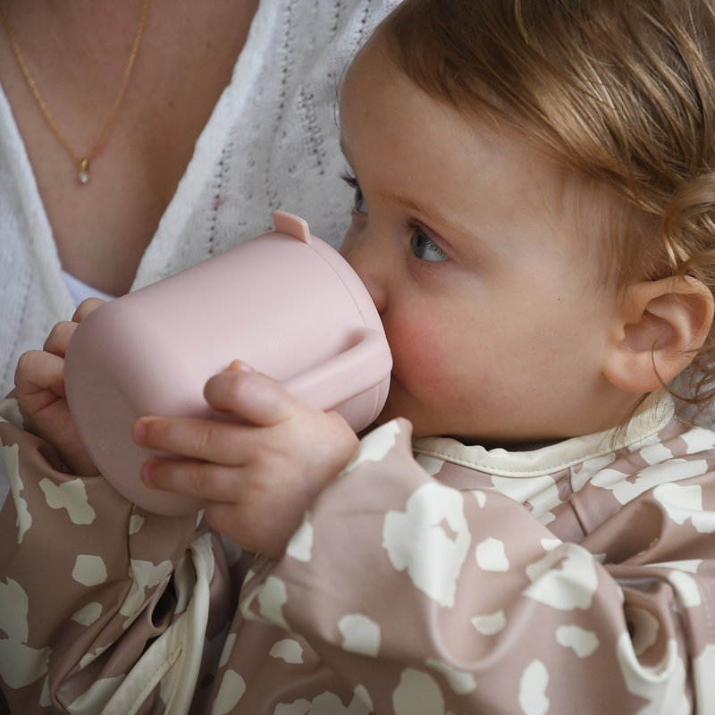 Tasse d'apprentissage silicone - Barbe à papa Beaba lifestyle 