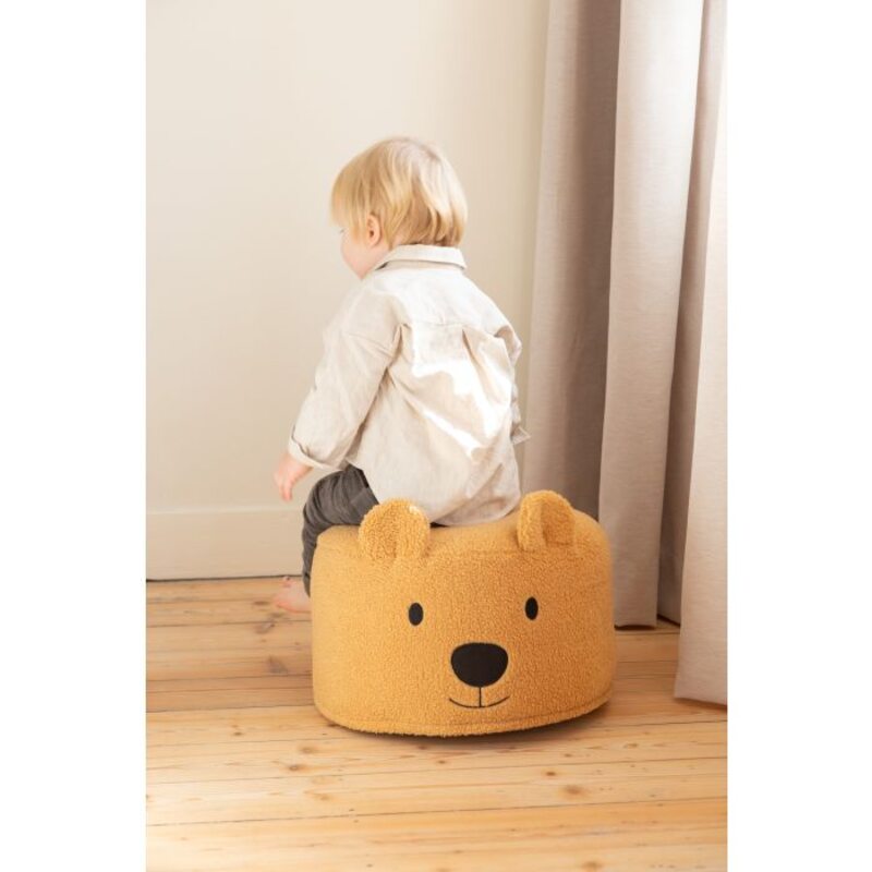 Teddy Bear Pouf Beige 40cm Childhome lifestyle