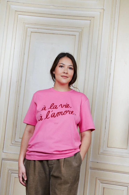 Tee-Shirt d'allaitement A la vie à l'amore TajineBanane face