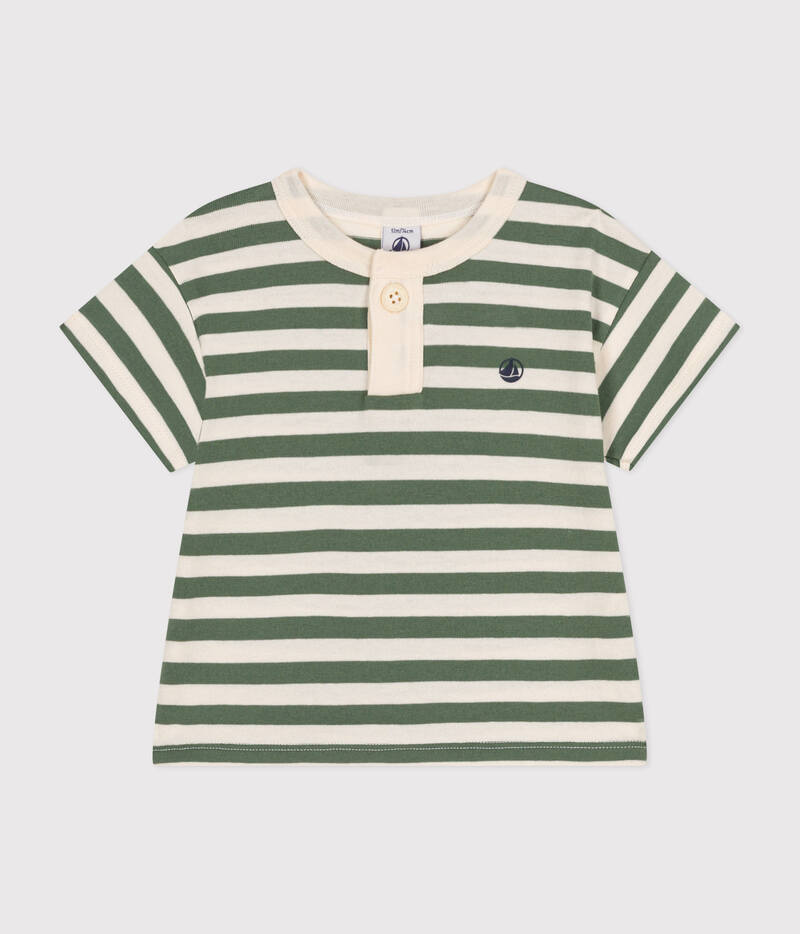 Tee-shirt manches courtes en jersey bébé Croco Avalanche Petit Bateau produit face