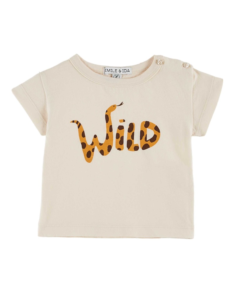 Tee-Shirt Wild Creme Emile & Ida face