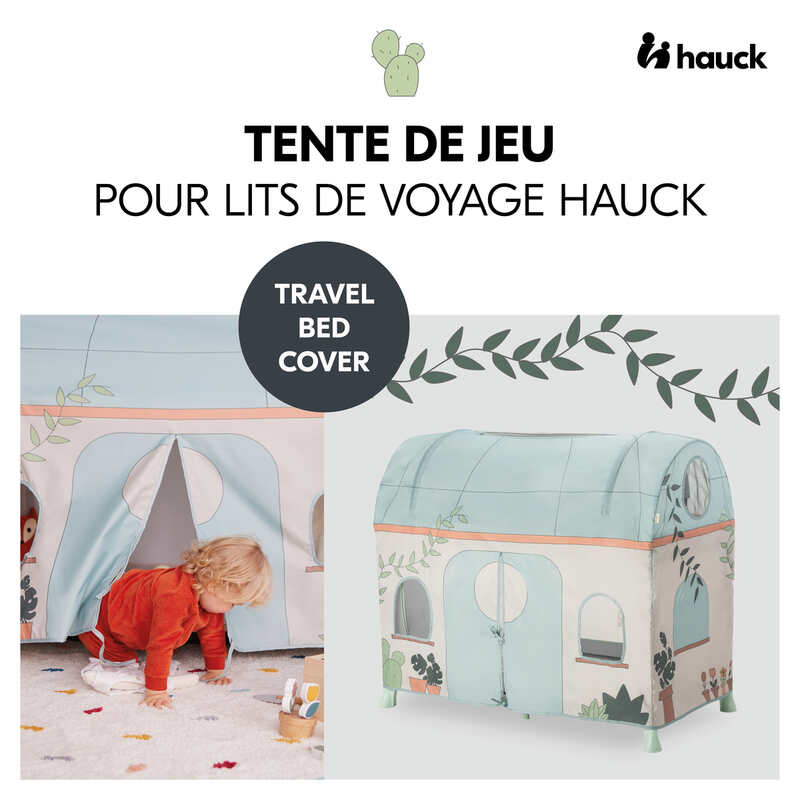 Tente de jeu pour lits de voyage Hauck face