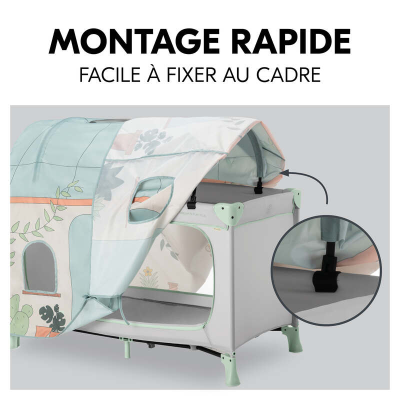 Tente de jeu pour lits de voyage Hauck fixation