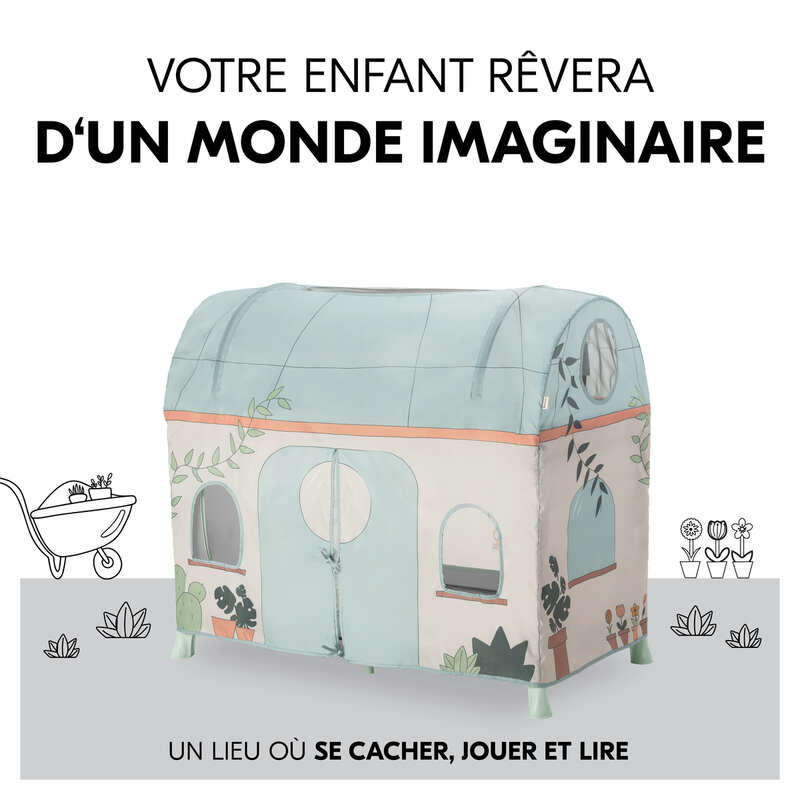 Tente de jeu pour lits de voyage Hauck imaginaire