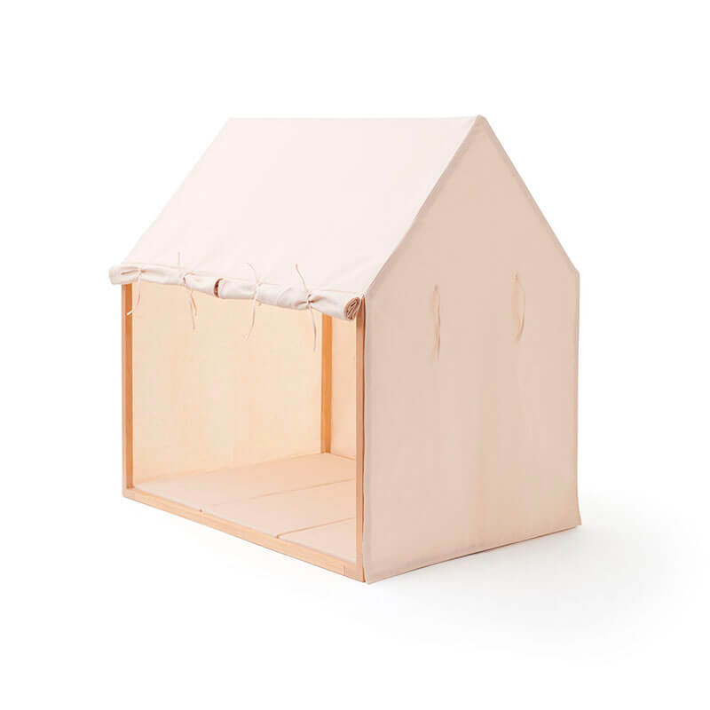 Tente maison de jeu blanche Kid's Concept ouverte